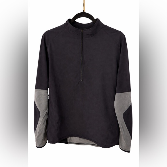 Nike Other - Nike Men’s Quarter Zip Pullover Black Gray Athletic Performance Long Sleeve
